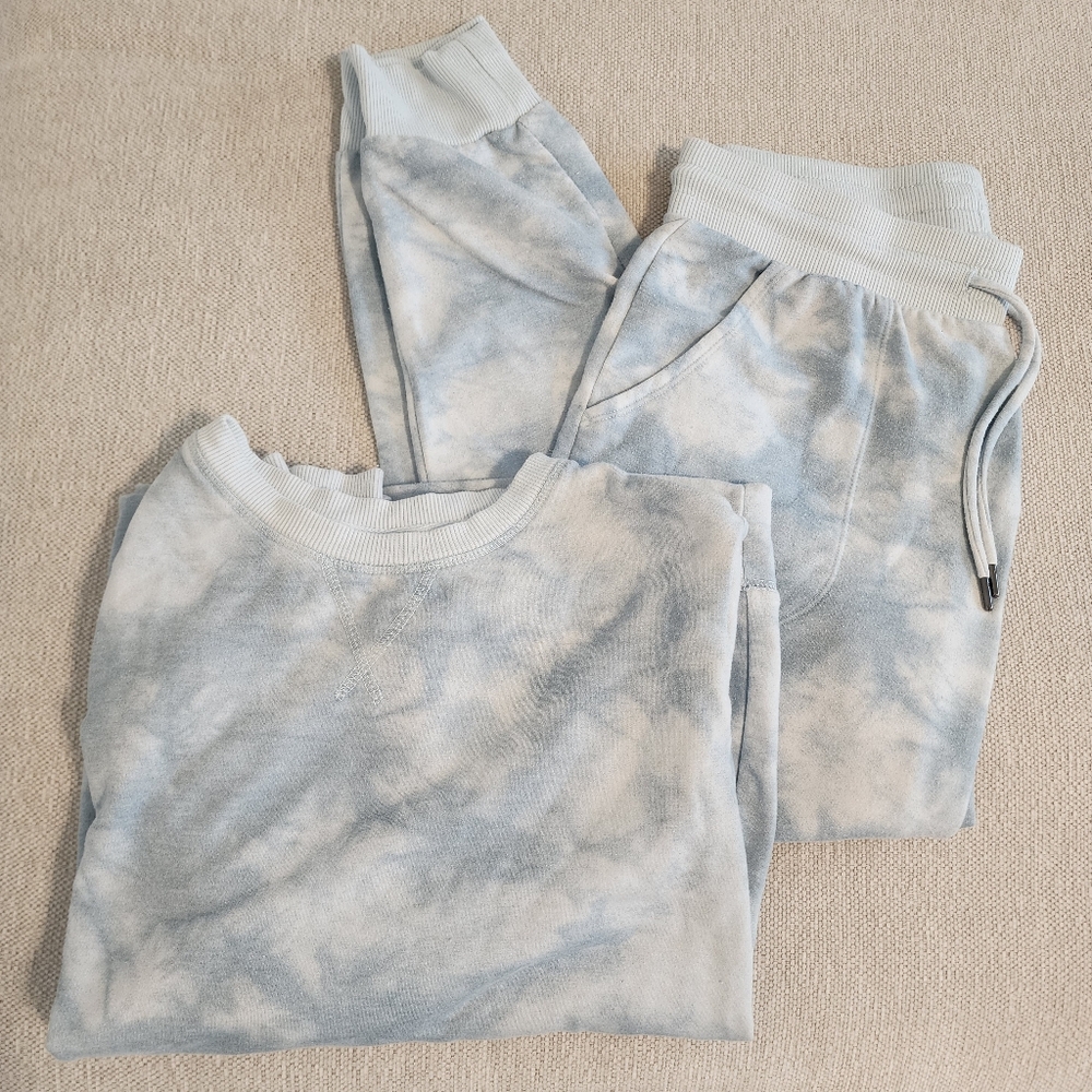 Stars Above Cloud Blue Pajama Set